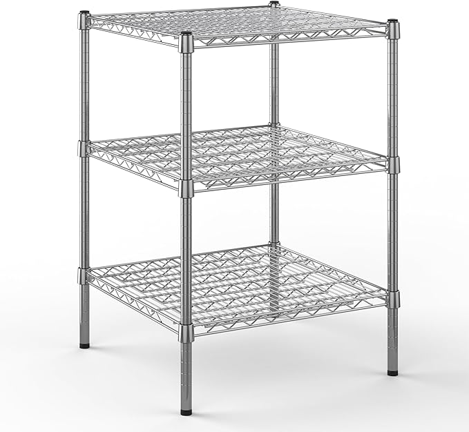 Regal Altair 24" Deep x 24" Wide x 34" Height Wire Shelving Kit | 3-Tier | NSF by Regal+Altair