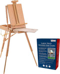 u.s. art supply large beechwood french easel, adjustable, main product view