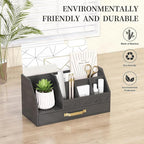 Wisuce Bamboo Mail Organizer Countertop - Image 2
