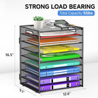 Cawukege 9 Tier Paper Organizer - Image 6