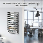 EasyPAG Wall File Organizer for Office 10 Pocket Mesh Wall Mounted Paper - Image 3