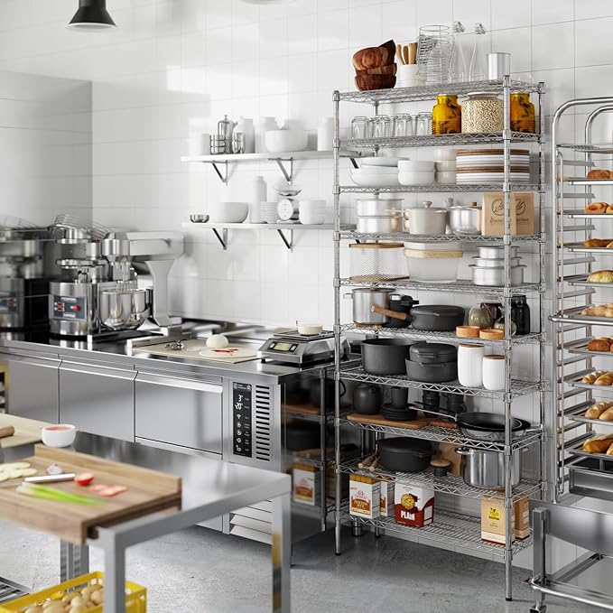 Regal Altair 14" Deep x 36" Wide x 86" Height Wire Shelving Kit | 10-Tier | NSF - Image 7