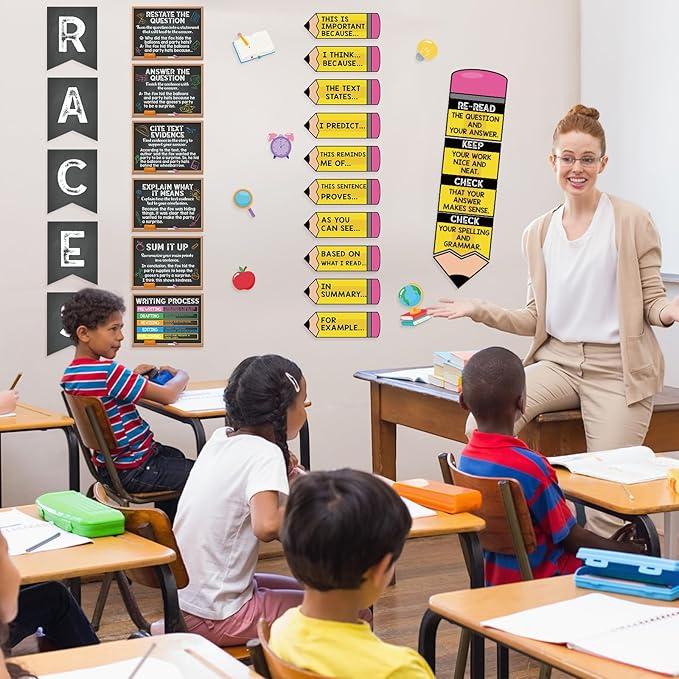 Pasimy Races Writing Strategy Bulletin Board Set Writing Process Posters - Image 6