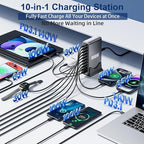 800W USB C Fast Charger Block, Dual PD3.1 140W 10 Port USB Charging Station - Image 2