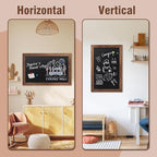 SELEAD 100% Real Wood Frame Magnetic Chalkboard Words Sign - Image 6