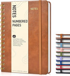 Lined Spiral Journal Notebook, A5 Hardcover Spiral Journals by Unknown
