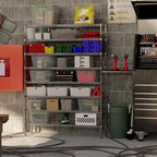 Regal Altair 14" Deep x 54" Wide x 74" Height Wire Shelving Kit | 8-Tier | NSF - Image 7