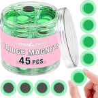 VNDUEEY 45 Pcs Whiteboard Magnets, Round Fridge Magnets, Dry Board Magnet Decor by VNDUEEY