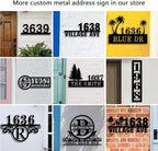 Personalized Palm Tree Address Sign, House Number Sign, Address Number - Image 7