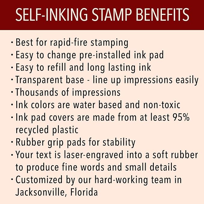The Duncans Personalized Self-Inking Address Stamp | Envelope Return Address - Image 7