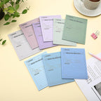 Eaasty 9 Pieces While You were Out Pads 4 x 5 Inches Assorted Colors Sticky - Image 3