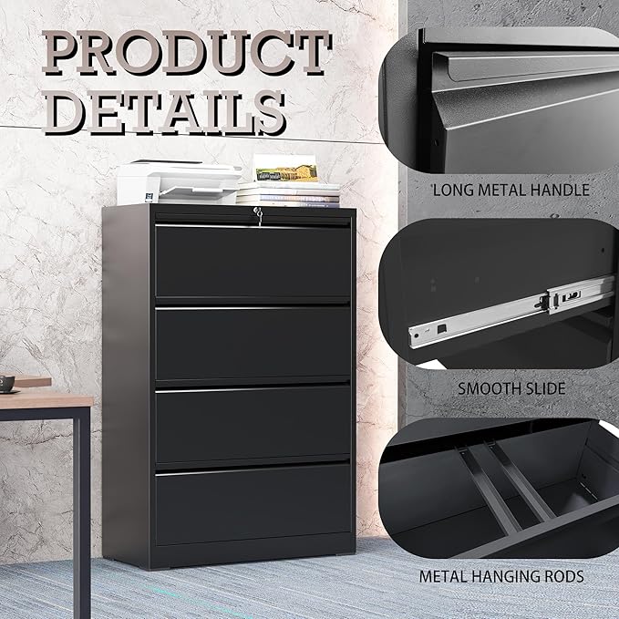 mysteeldepot 4 Drawer Lateral File Cabinet - Image 4