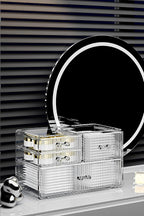 ZHIAI Stackable Storage Drawers, Acrylic Bathroom Counter Organizer Clear - Image 4
