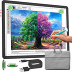 phylosal rechargeable a4 light pad with carry bag, main product view