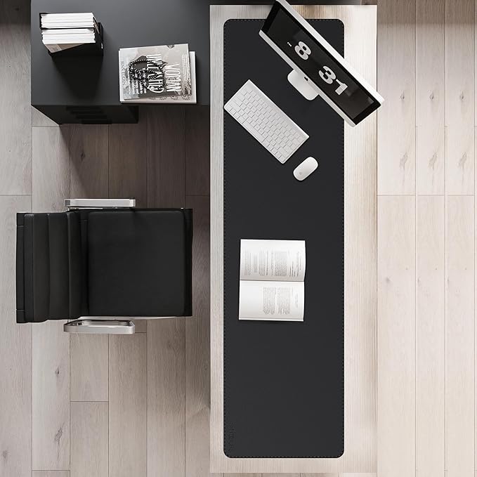 Mydours 59" x 15.7" Oversized PU Leather Desk Mat - Image 5