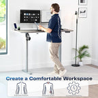 VIVO Electric 63 x 32 in Standing Desk, Memory Height Adjustment, 1B Series - Image 4