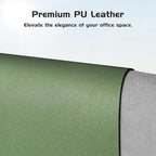 Aothia Leather Desk Pad Protector, Office Desk Mat, Large Mouse Pad, Laptop - Image 2