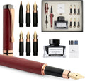 Wordsworth & Black Calligraphy Pen Gift Set, Includes Ink Bottle, 6 Ink by WordsworthBlack