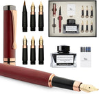 Wordsworth & Black Calligraphy Pen Gift Set, Includes Ink Bottle, 6 Ink by WordsworthBlack