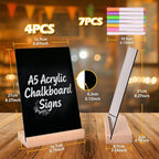 Pintuson 4 Pack Mini Chalkboard Signs - Image 2