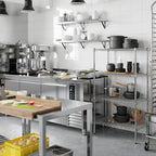 Regal Altair 18" Deep x 30" Wide x 54" Height Wire Shelving Kit | 4-Tier | NSF - Image 5
