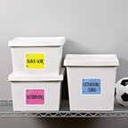 Avery Printable Shipping Labels with Sure Feed, 3-1/3" x 4", White, 600 Blank Mailing Labels for Laser Printers (5164)