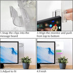 Keenjorika 2PCS Multifunctionnal Monitor Documents Holder, Desktop Message Board - Image 6