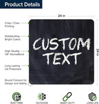 Custom Sign, Custom Street Sign, 11 Font Colors, 13 Font Styles, 4 Hole Options - Image 6