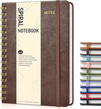 Dotted Spiral Journal Notebook, A5 Hardcover Spiral Journals by Unknown