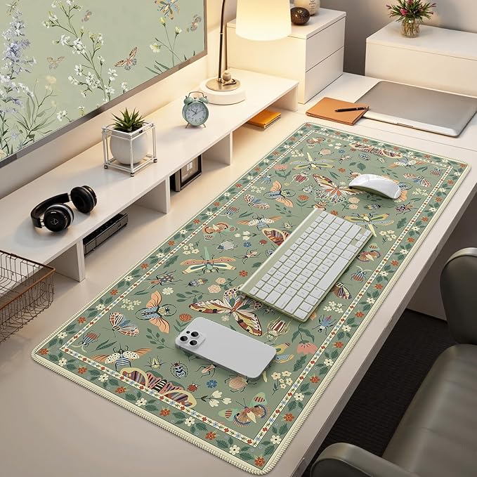 iCasso Green Large Mouse Pad, Desk Matt - Image 6
