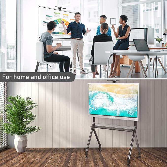 Glidesync Smart Board Stand for 55"- 86'' Interactive Whiteboard, Mobile Stand - Image 3