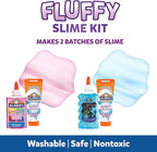 Elmer’s Fluffy Slime Kit, Includes Translucent Color Glue, Glitter Glue - Image 3