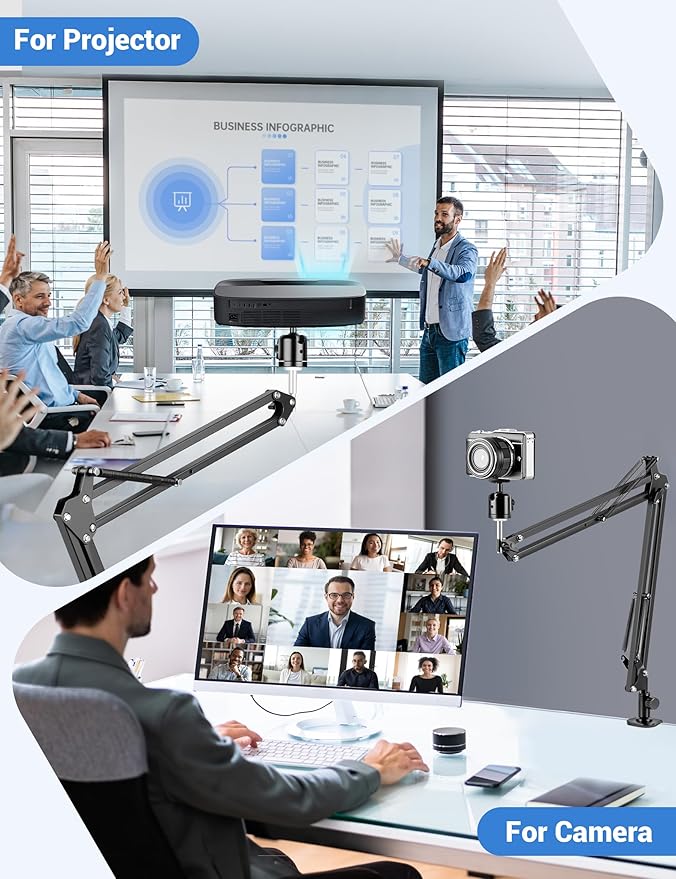 Evekea Overhead Camera Mount, Desk Camera Mount - Image 8