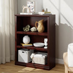 Bevfint 43 in Tall Bookcase, 3-Tier Bookshelf Open Storage, 33 inch Wide Floor by Bevfint