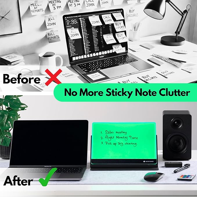 Note Tower LED Color Changing Desktop Whiteboard - Image 5