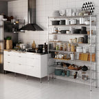 Regal Altair 14" Deep x 54" Wide x 74" Height Wire Shelving Kit | 8-Tier | NSF - Image 2