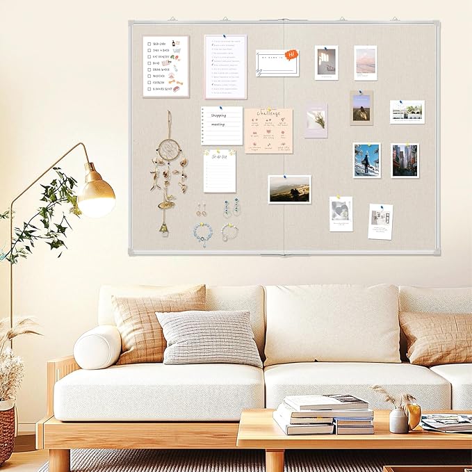 AMUSIGHT Double-Sided Large Cork Board - Image 7