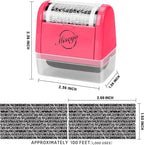 Miseyo Wide Identity Theft Protection Roller Stamp Set - Image 2