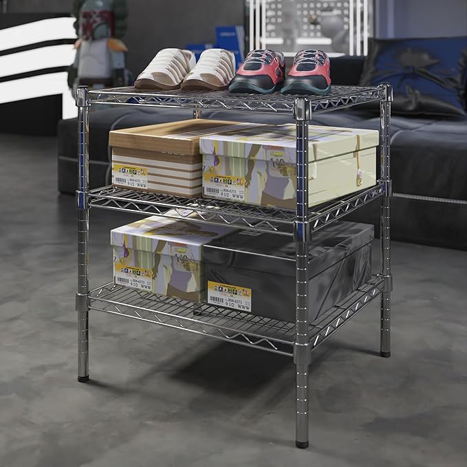 Regal Altair 21" Deep x 24" Wide x 27" Height Wire Shelving Kit | 3-Tier | NSF - Image 2