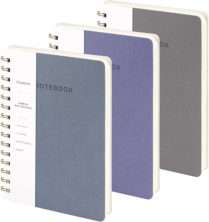Spiral Notebook-5.75" x 8.125" College Ruled Journal by Oneirom