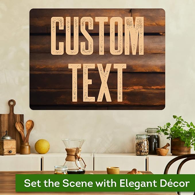 Custom Sign, Custom Street Sign, 11 Font Colors, 13 Font Styles, 4 Hole Options - Image 4