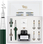 Wordsworth & Black Fountain Pen Gift Set, Includes Bottle, 6 Cartridges by WordsworthBlack