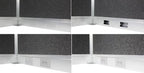 Versare Pre-Configured Hush Panel Electric Cubicle | Workstation Divider Walls - Image 8