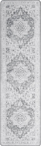 GENIMO 2x10 Runner Rugs for Hallway, Machine Washable Non Slip Vintage Rugs - Image 7