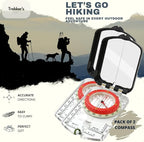 Trekker's Compass Crew Professional Military Lensatic Compass - Image 2