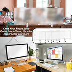 Tatuo 4 Pcs Acrylic Desk Privacy Panel 47.2''l x 15.8w'' Noise and Visual - Image 2