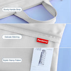 Pendancy Mesh Zipper Pouch 11x13.7 in, A4 Size Foldable Document Storage - Image 4