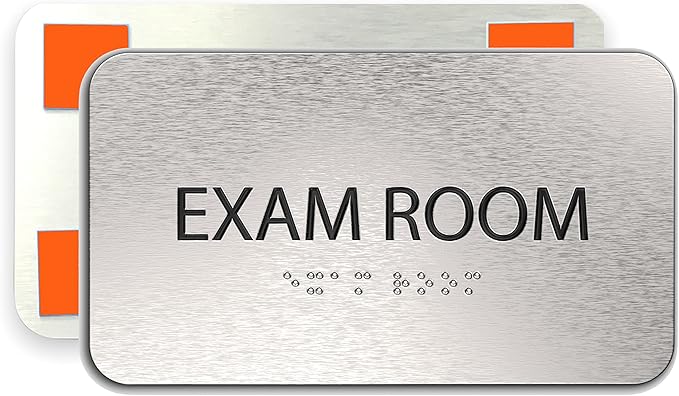ADASigns Exam Room Sign 7" W x 4" H by ADASigns