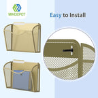 MINDEPOT Wall File Organizer, Hanging Wall Mounted File Folder Binder Holder - Image 4