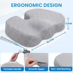 TushGuard Office/Car Seat Cushion, Non-Slip Sciatica & Back Coccyx Tailbone - Image 2